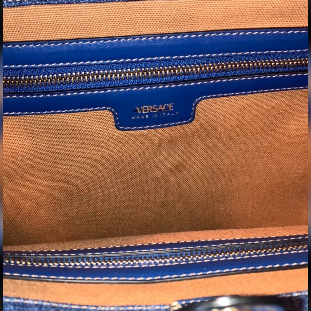 Versace brand Denim Tote bag - Picture 9 of 15